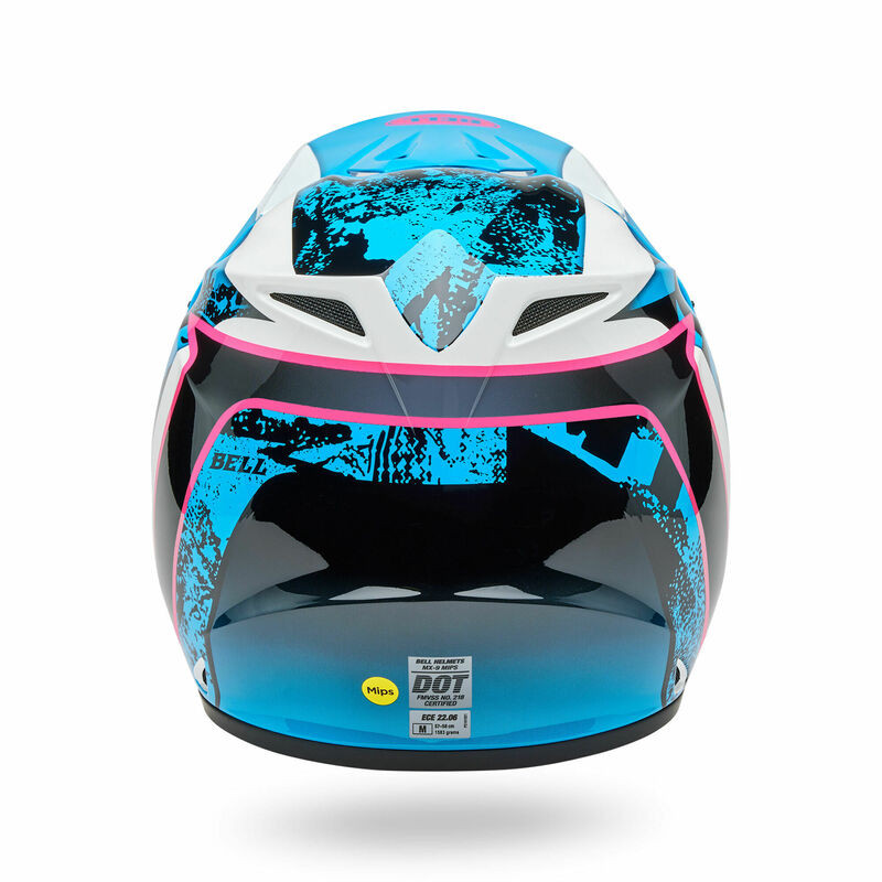 Bell MX-9 Mips Breakdance Blue Pink Helmet