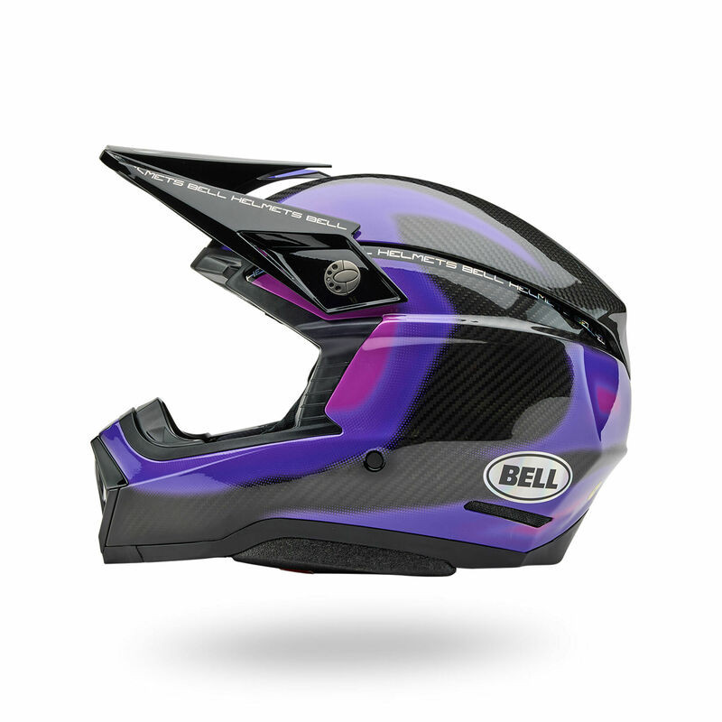 Bell Moto-10 Spherical Flare Gloss Purple Helmet - Speed Addicts