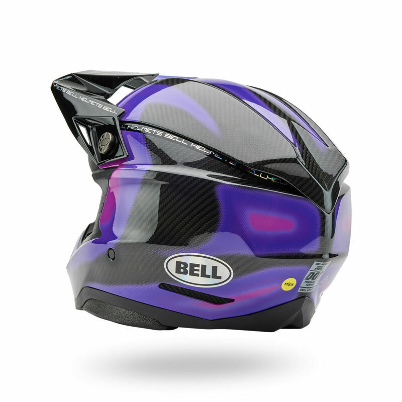 Bell Moto-10 Spherical Flare Gloss Purple Helmet - Speed Addicts