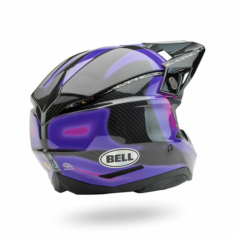 Bell Moto-10 Spherical Flare Gloss Purple Helmet