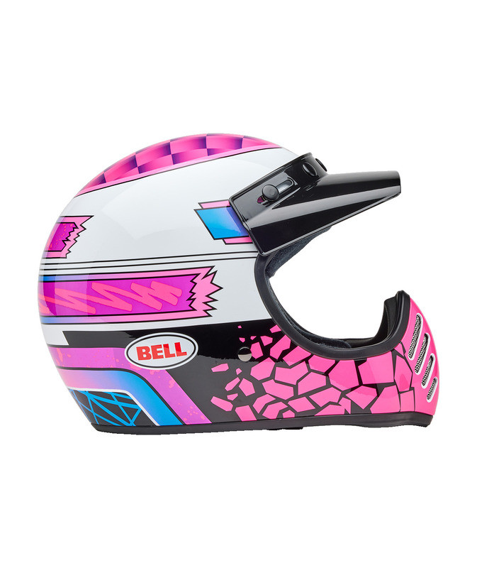 Bell Moto-3 Deathspray Pink Purple Helmet