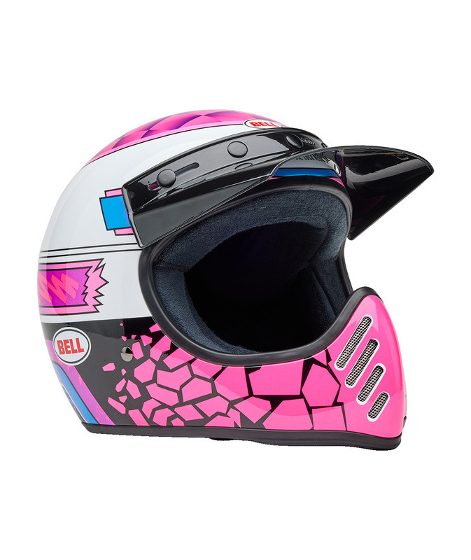 Bell Moto-3 Deathspray Pink Purple Helmet
