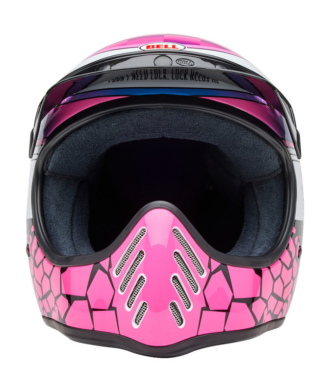 Bell Moto-3 Deathspray Pink Purple Helmet