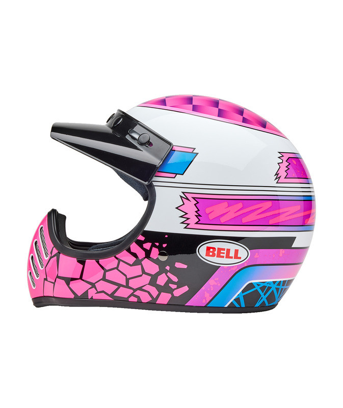 Bell Moto-3 Deathspray Pink Purple Helmet
