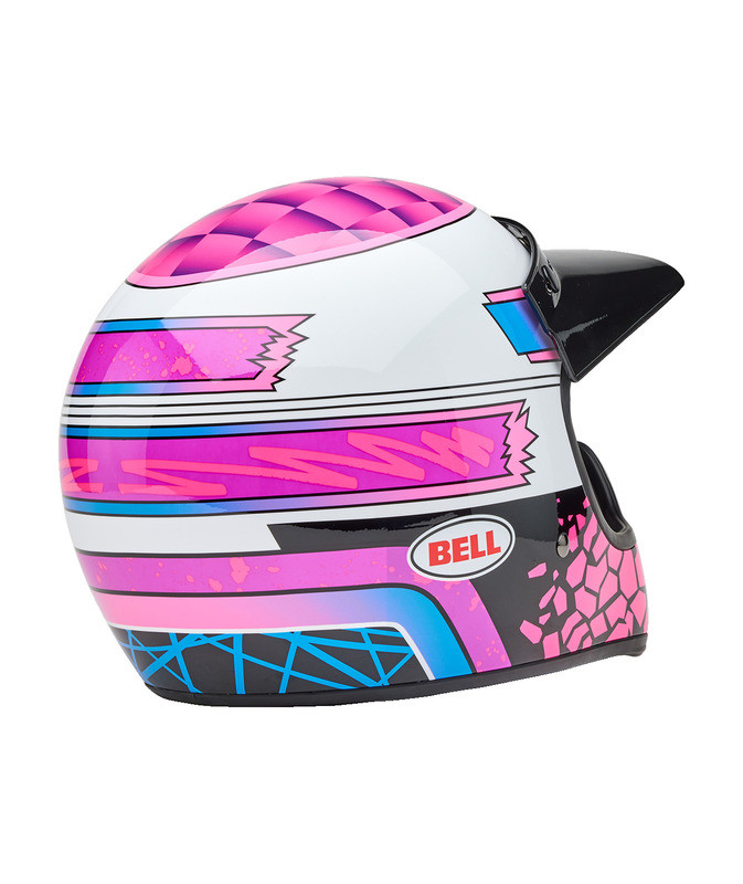 Bell Moto-3 Deathspray Pink Purple Helmet