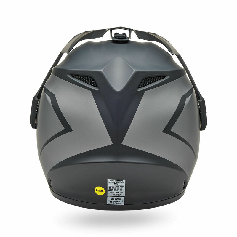 Bell MX-9 Adventure Mips Blackout Matte Black Gray Helmet
