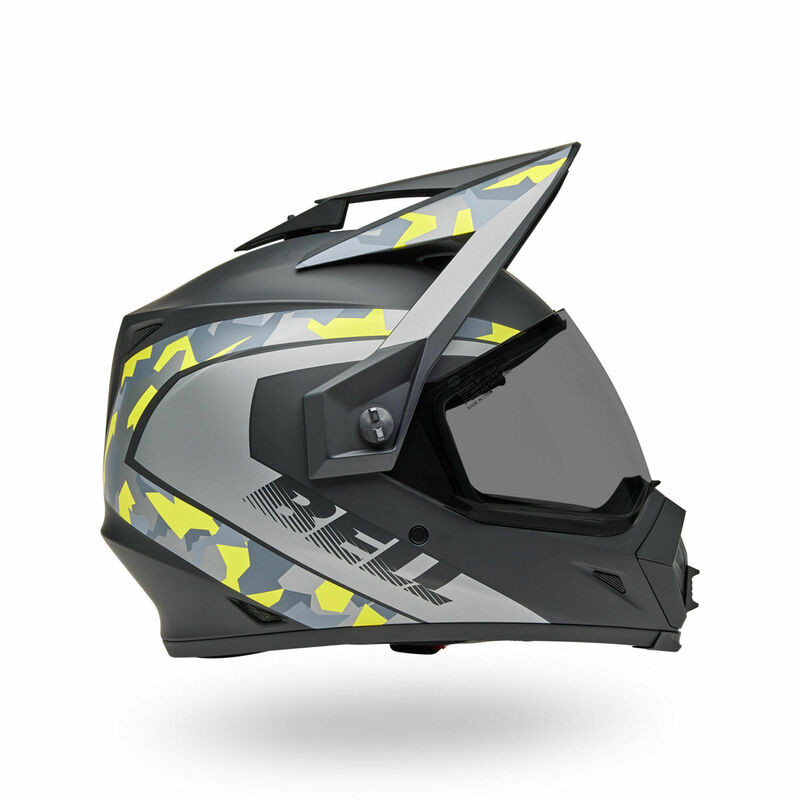 Bell MX-9 Adventure Mips Mesa Matte Black Yellow Camo Helmet
