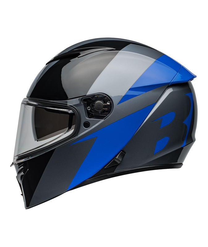 Bell Lithium Shear Gloss Gray Blue Helmet