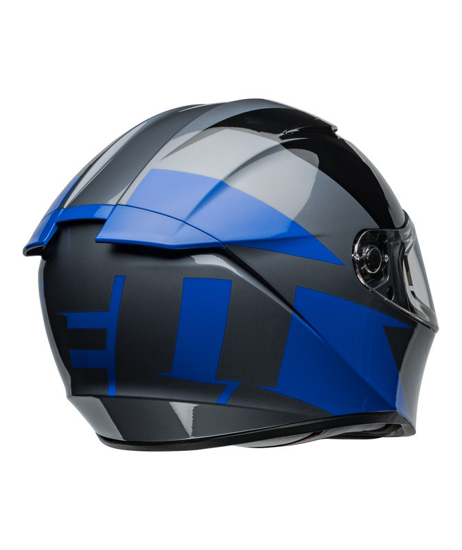 Bell Lithium Shear Gloss Gray Blue Helmet
