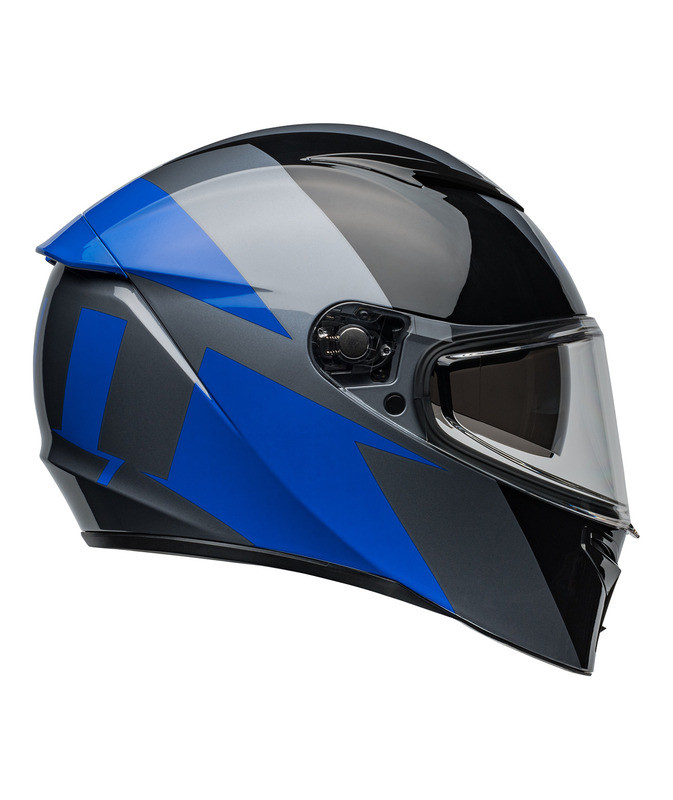 Bell Lithium Shear Gloss Gray Blue Helmet