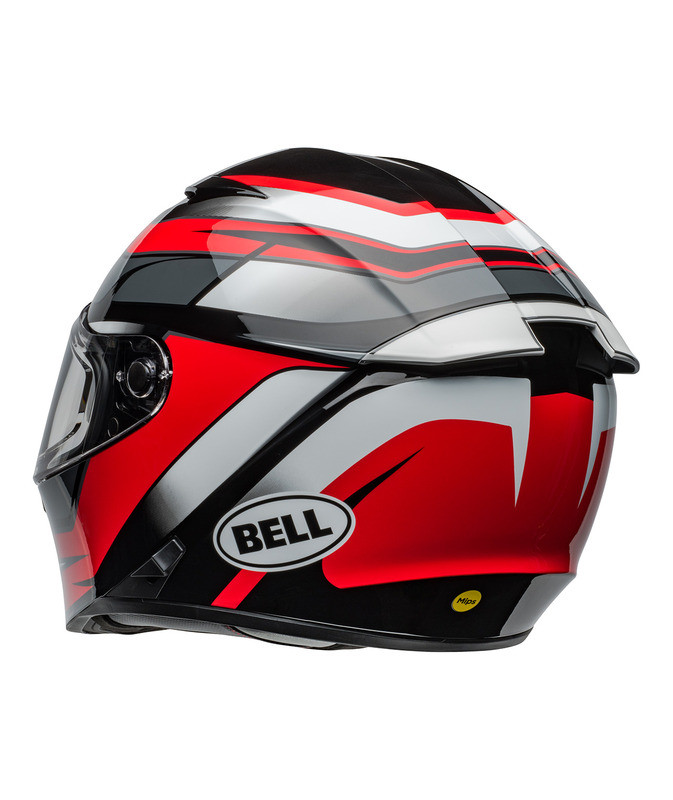 Bell Lithium Mips Podium Gloss Black Red Helmet
