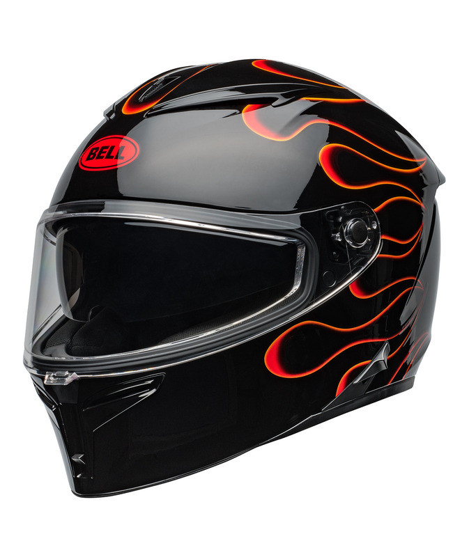 Bell Lithium Torch Gloss Black Red Helmet