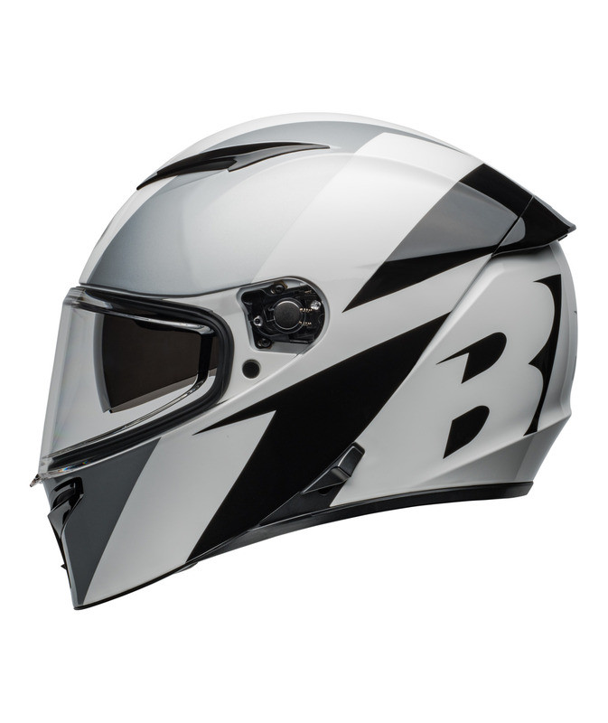 Bell Lithium Shear Gloss Silver White Helmet