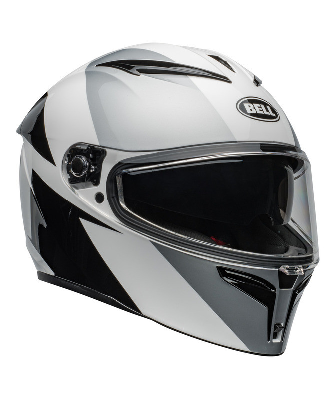 Bell Lithium Shear Gloss Silver White Helmet