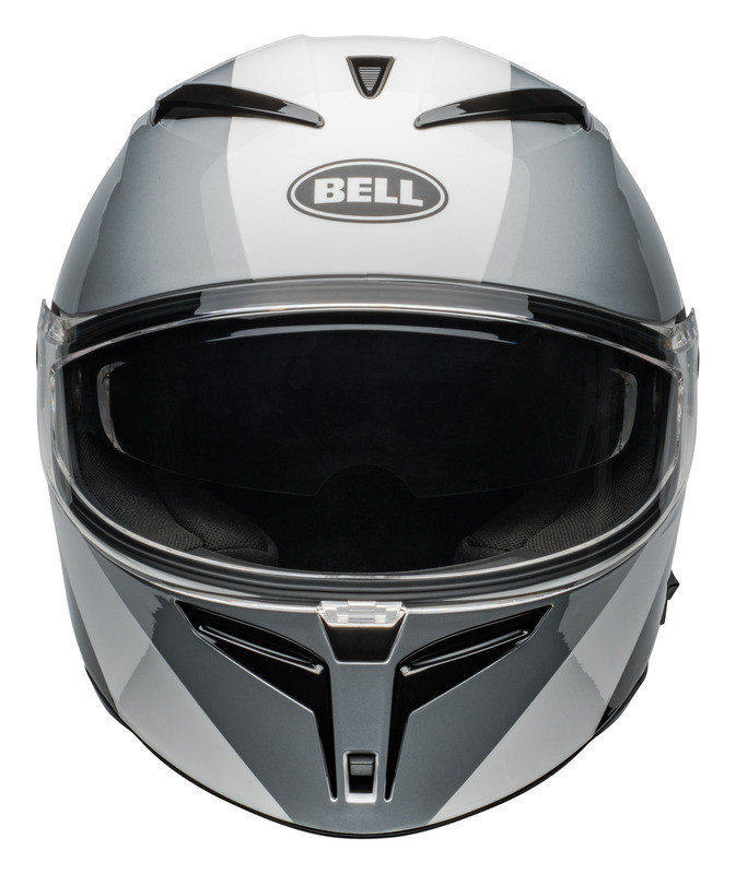 Bell Lithium Shear Gloss Silver White Helmet