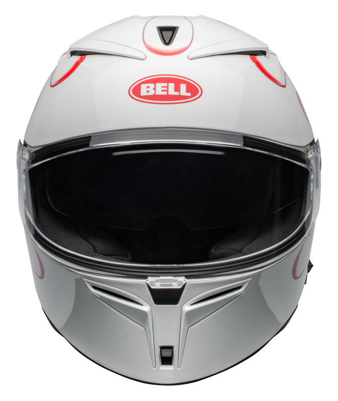Bell Lithium Torch Gloss White Red Helmet - Speed Addicts