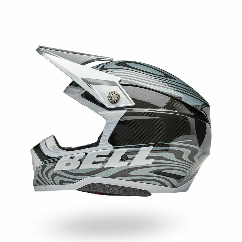 Bell Moto-10 Spherical Cortex Gloss Silver Gray Helmet