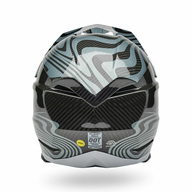 Bell Moto-10 Spherical Cortex Gloss Silver Gray Helmet