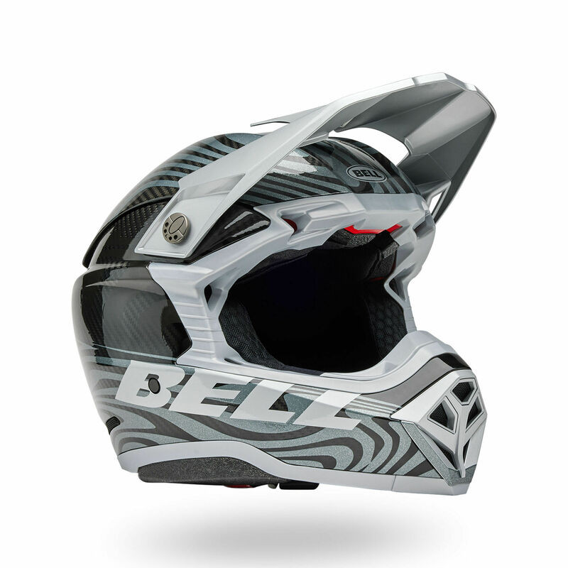Bell Moto-10 Spherical Cortex Gloss Silver Gray Helmet