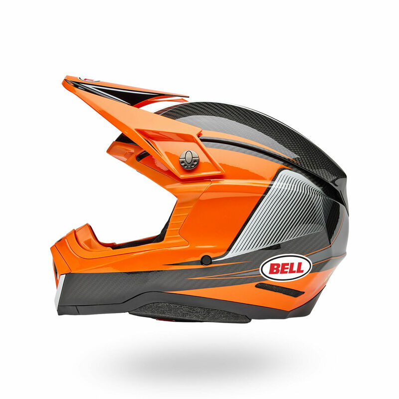 Bell Moto-10 Spherical Evade Gloss Orange Black Helmet