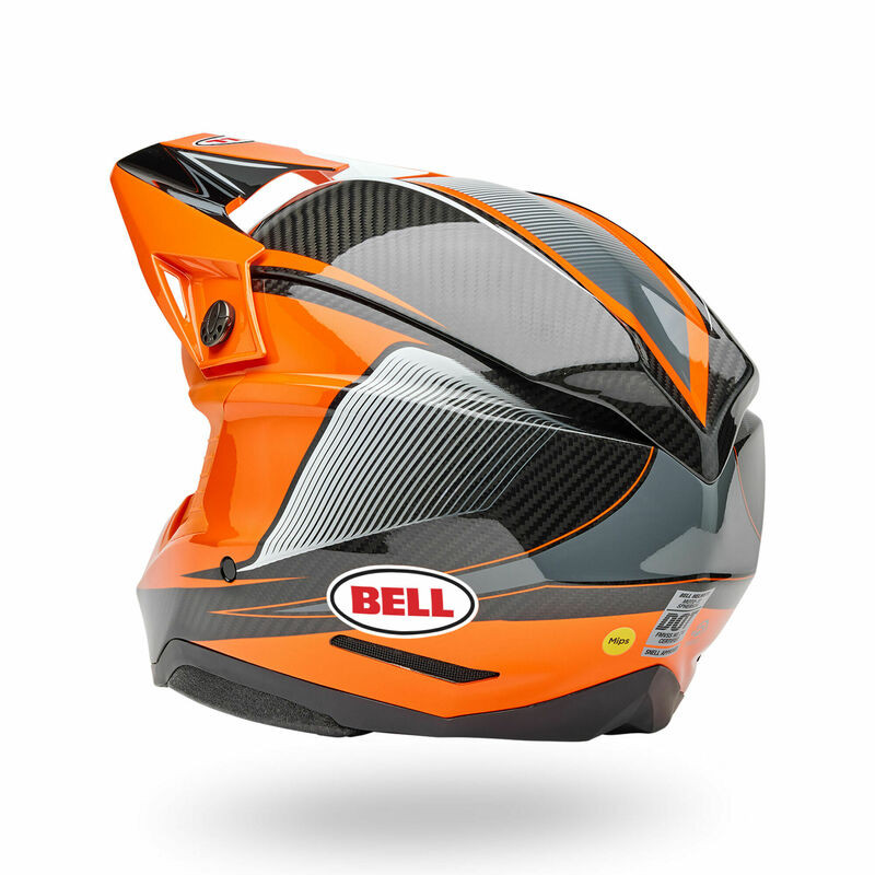 Bell Moto-10 Spherical Evade Gloss Orange Black Helmet