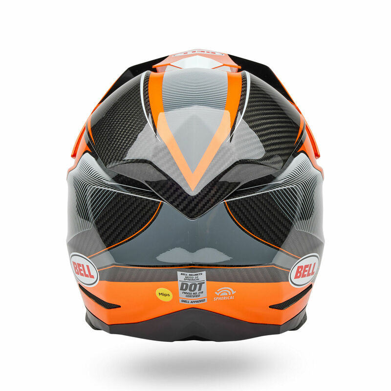Bell Moto-10 Spherical Evade Gloss Orange Black Helmet