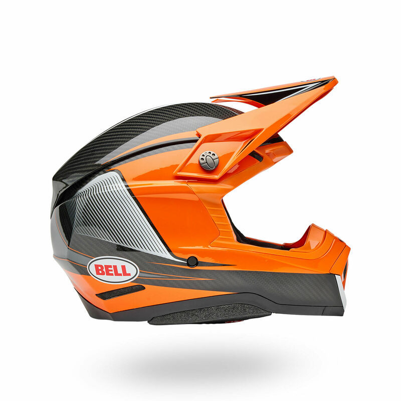 Bell Moto-10 Spherical Evade Gloss Orange Black Helmet