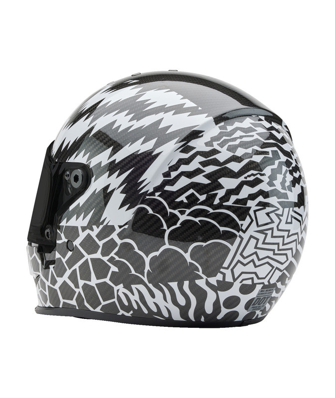 Bell Eliminator 2.0 Carbon Deathspray Black White Helmet