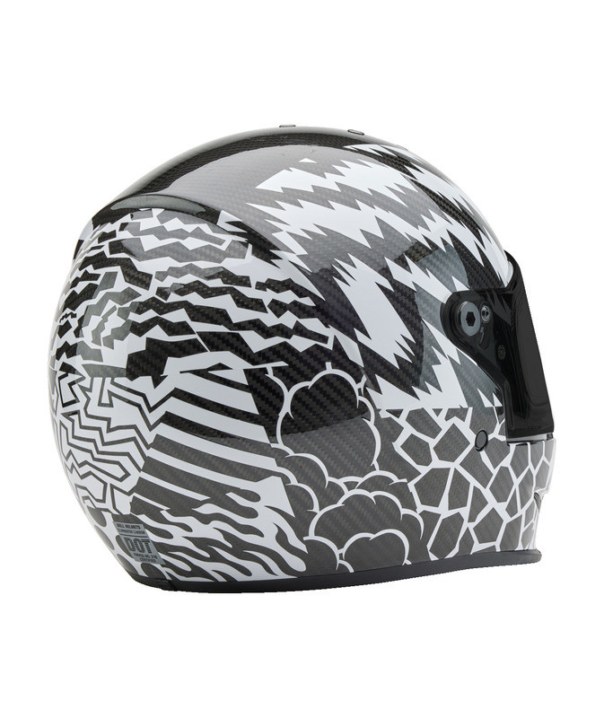 Bell Eliminator 2.0 Carbon Deathspray Black White Helmet
