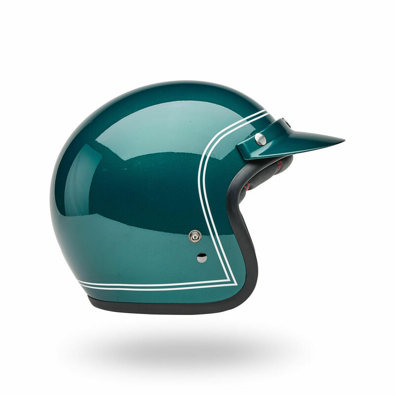 Bell Custom 500 Steve McQueen Riverside Metallic Green Helmet