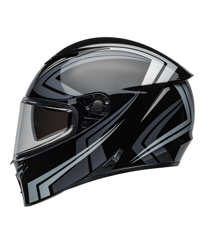 Bell Lithium Jetstream Gloss Black Silver Helmet
