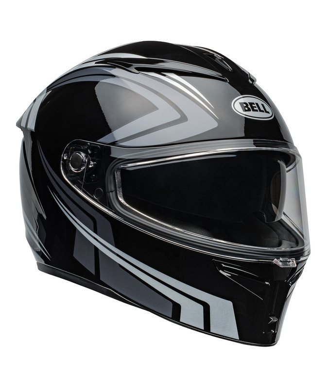 Bell Lithium Jetstream Gloss Black Silver Helmet