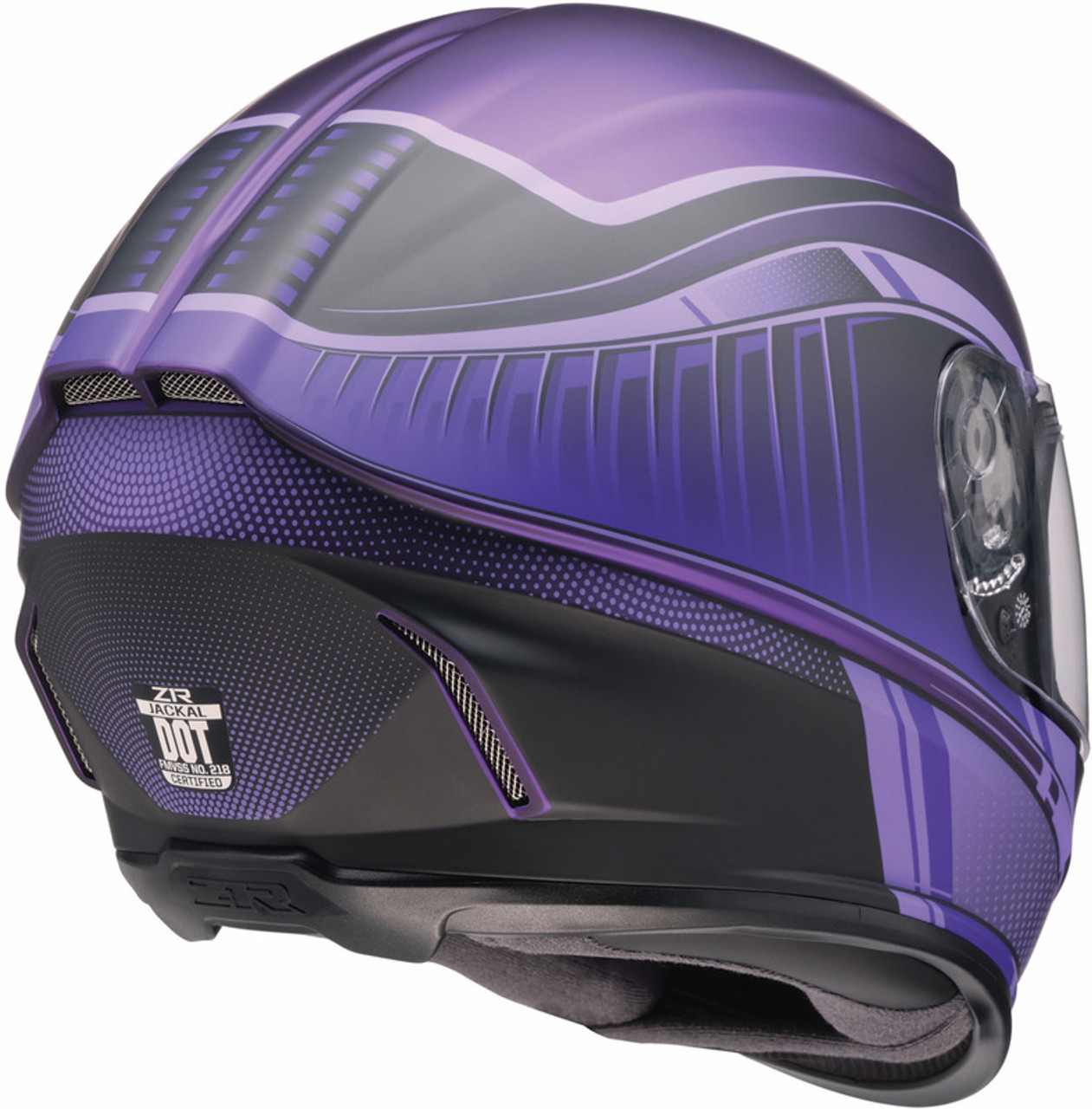 Z1R Jackal Dark Matter Purple Helmet