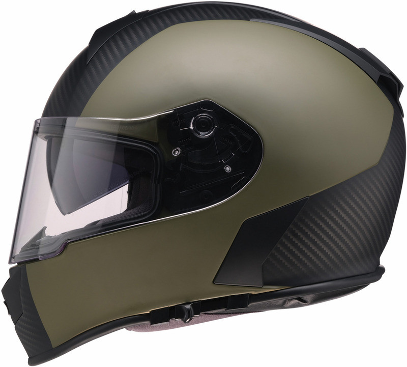 Z1R Warrant Carbon Green Helmet