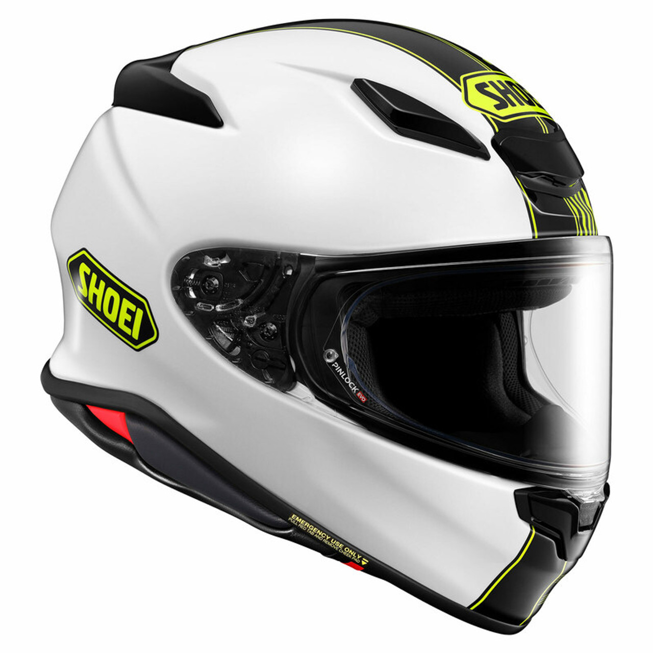 Shoei RF-1400 Beaut Hi-Viz Yellow Black Helmet