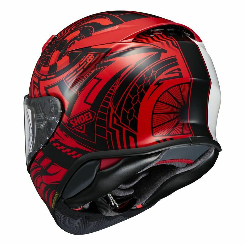 Shoei RF-1400 Beaut Red White Helmet - Speed Addicts