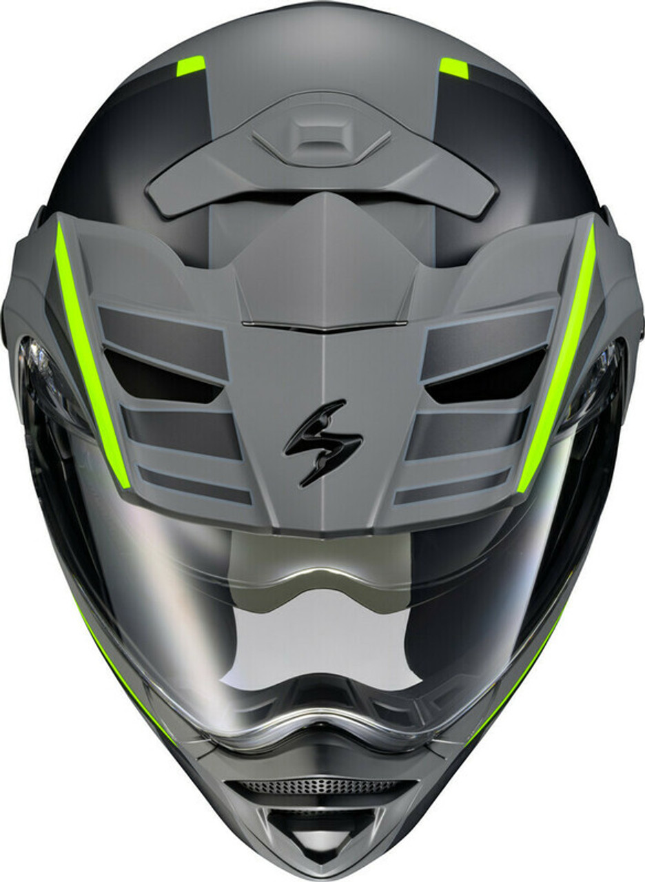 Scorpion EXO EXO-AT960 Monk Grey Hi-Viz Helmet