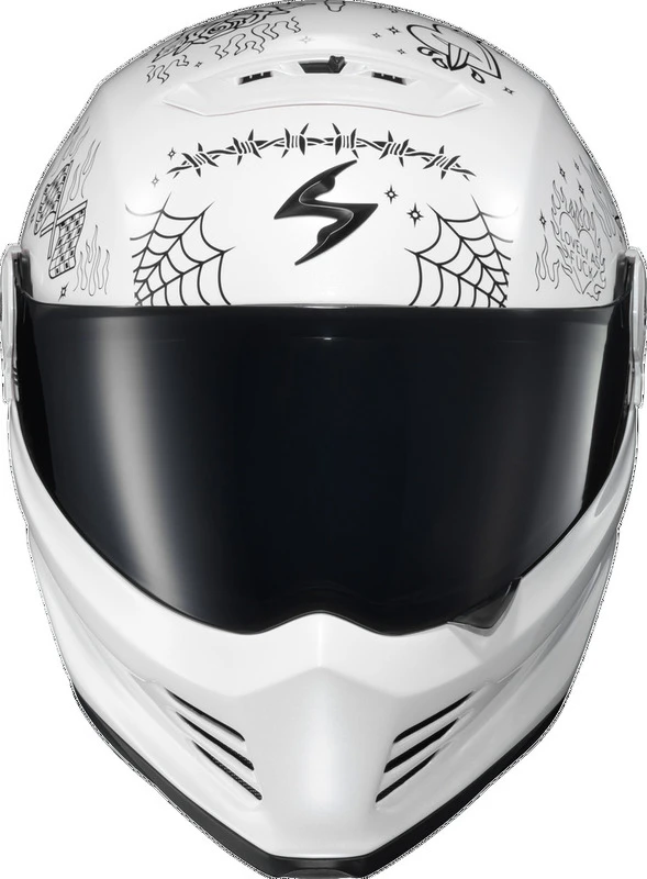 Scorpion EXO Covert FX The Litas 2 White Helmet