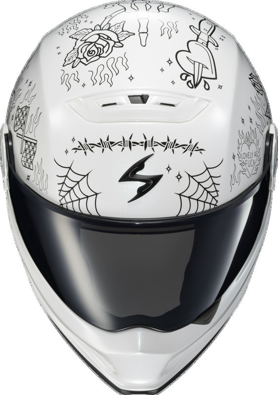 Scorpion EXO Covert FX The Litas 2 White Helmet - Speed Addicts