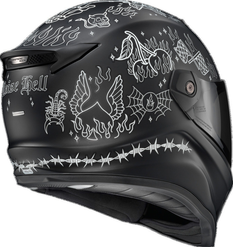 Scorpion EXO Covert FX The Litas 2 Black Helmet - Speed Addicts