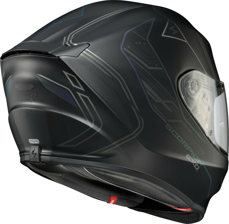 Scorpion EXO EXOR330 Bendr Black Helmet Speed Addicts