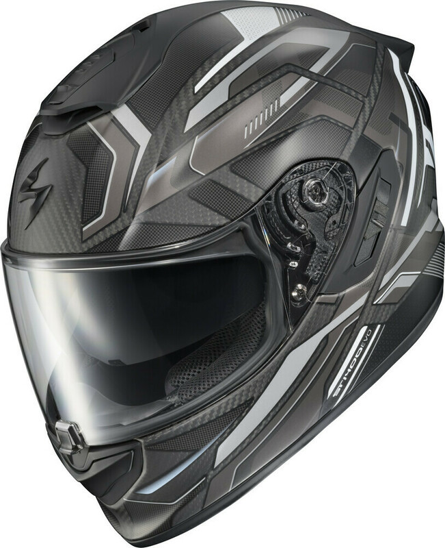 Scorpion EXO EXOST1400 Evo Carbon Hex Matte Grey Helmet Speed Addicts