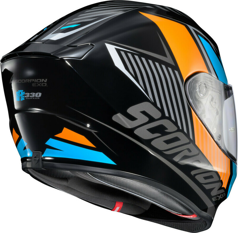 Scorpion EXO EXO-R330 Hawker Light Blue Helmet