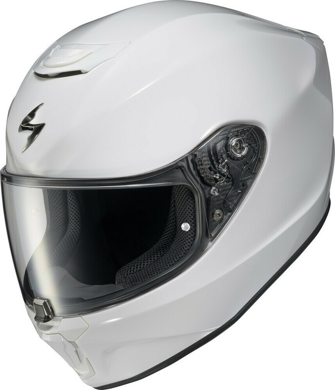 Scorpion EXO EXO-R330 Solid White Helmet