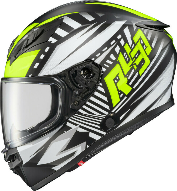 Scorpion EXO EXO-R430 Head Trip Hi-Viz Helmet