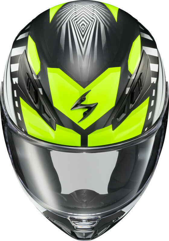 Scorpion EXO EXO-R430 Head Trip Hi-Viz Helmet