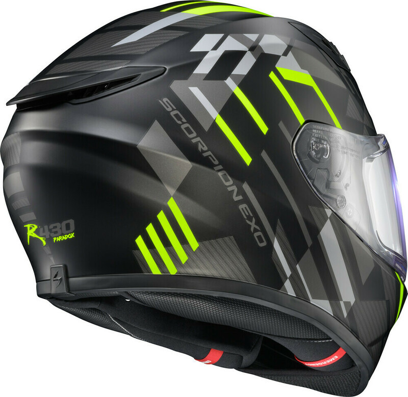 Scorpion EXO EXO-R430 Paradox Hi-Viz Helmet