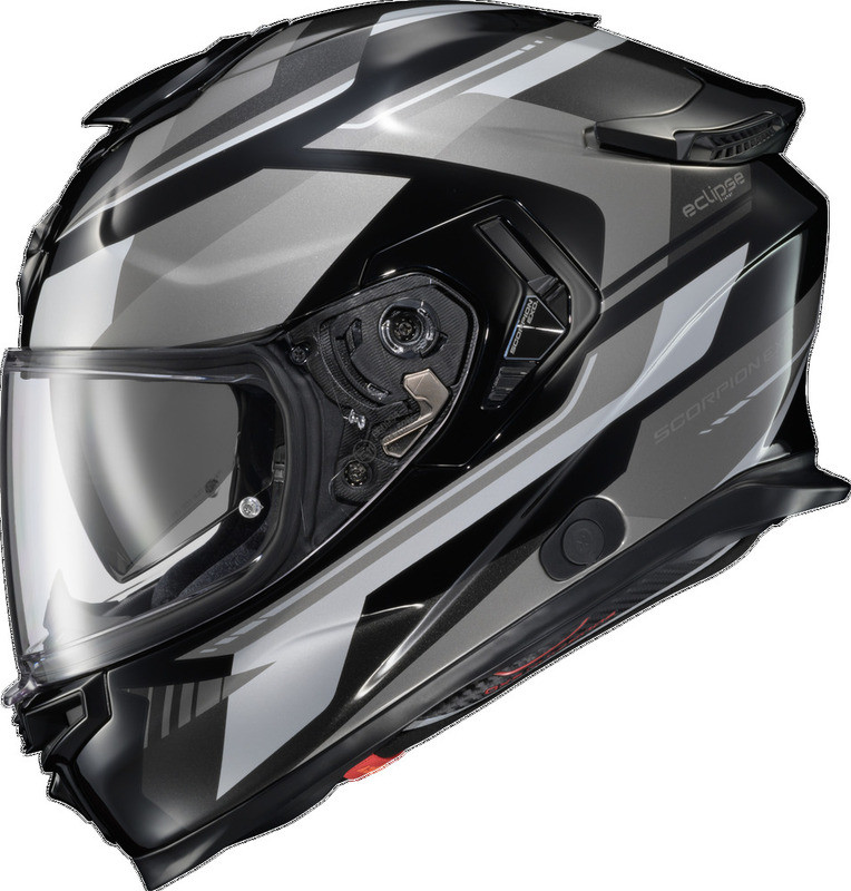 Scorpion EXO EXO-Eclipse Lunar White Black Helmet