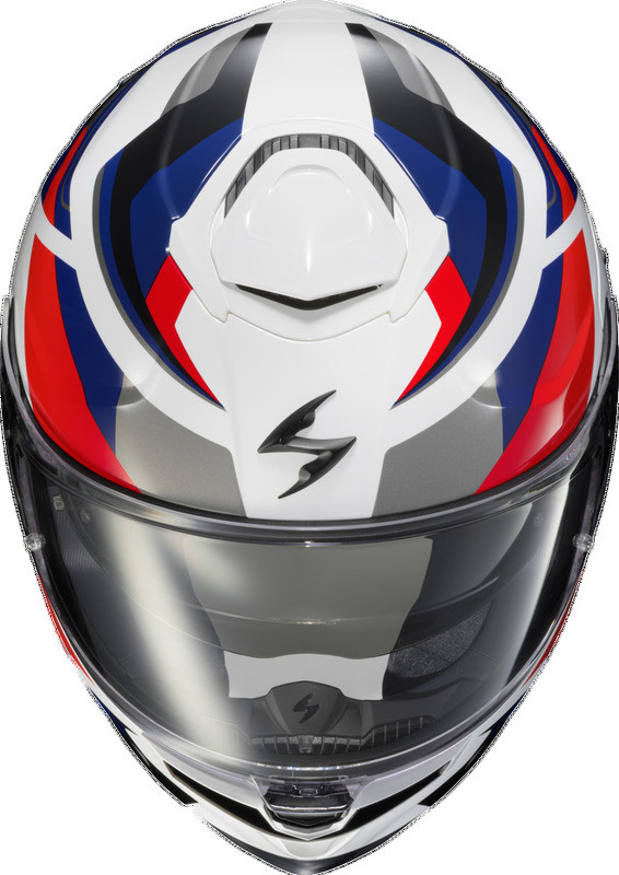 Scorpion EXO EXO-Eclipse Lunar White Red Blue Helmet