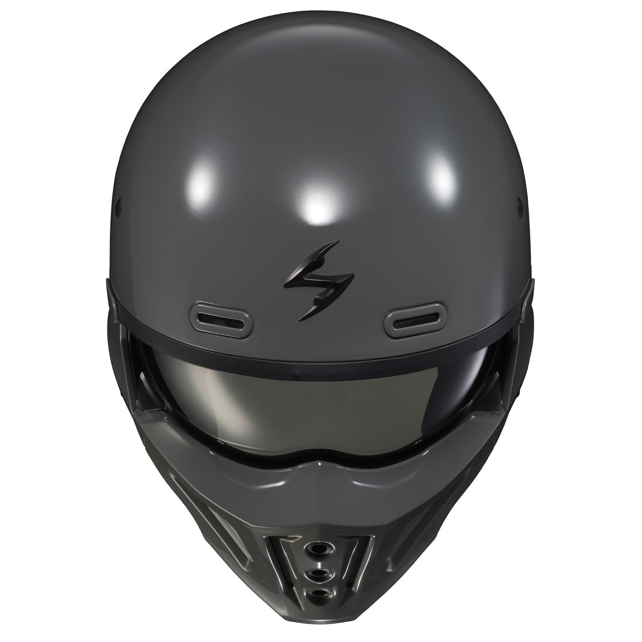 Scorpion EXO covert-X フルフェイス/ジェット切替可 Scorpion EXO Covert X Cement Grey Helmet - Speed Addicts